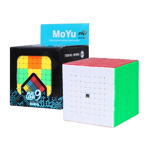 Image of Kid Moyu Mfjs Meilong 9X9X9 Cube Stickerless High Speed Cube (9X9 Mofang Jiaoshi Cubing), 75Mm Size