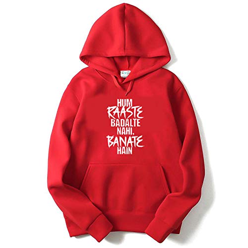 Image of The SV Style Random Print Graphic Print Pullover Hoodie, Black, Long Sleeve with Kangaroo Pocket 320 GSM Fleece Inside