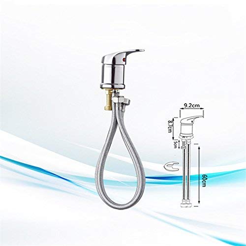 Weirun Basin Faucet Tap Shower Head Wash Hair Tap Mixing Valve for Salon Punch Shampoo Bed Bowl or Backwash Unit, Chrome - Image 2