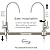 iSpring AIG1 Easy-Install Top Mount Reverse Osmosis RO Drinking Water Faucet Installation Accessory Kit, US Patent Pending