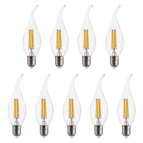 Lâmpada de LED,KKcare Lâmpada LED 4W E14 Lâmpadas LED Branco Quente 2700K Estilo Vintage Lâmpada LED