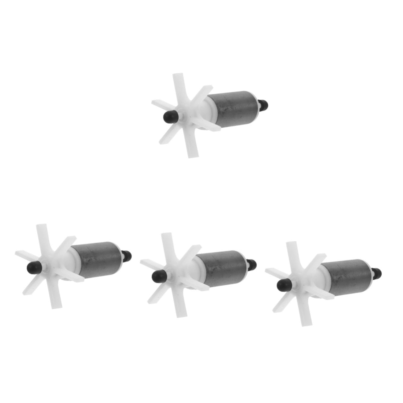 BESPORTBLE 4piezas Rotor De Impulsor De Bomba Sumergible Con Eje De Reemplazo Para Acuarios y Fuentes Accesorio Para Bomba De Agua De Peceras