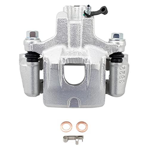 Image of TRQ Rear Brake Pad & Rotor Kit Semi-Metallic Compatible with 2005 Toyota Avalon