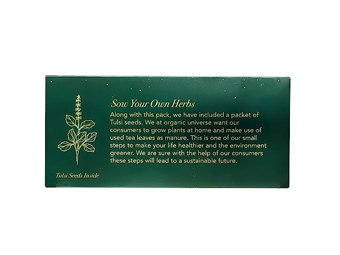 Image of Organic Universe Chamomile Mint & Mint Tea Combo Whole Leaf Tea | 20 Pyramid Tea Bags in Each | Aromatic Flavours | 100% Organic Ingredients, Pack of 2