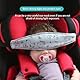 SIRLOMU 1 PCS Auto Reise Stirnband, Autositz Kopfstütze Riemen, Kinderwagen Kopfstütze, Kinder Auto Schlaf Zubehör, Auto Reisen Kinder schlafen, verstellbare Stirnband Autositz Kopfstütze