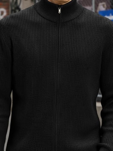 Image of Maniac || Mens || Solid Texture || High Neck || Full Sleeve || Full Zipper || Cotton || Jacket