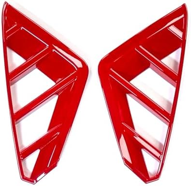 Red ABS Front Bumper Side Air Vent Cover Fog Light Lamp Decor Cover Compatible with Hyundai Elantra CN7 N Line 2022-2023 Accessories image 5
