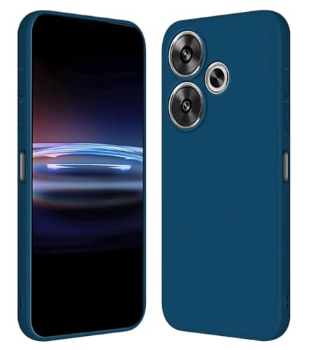 RankOne Funda para Poco F6 (6.67' Inches) Carcasa de Silicona de TPU Suave - Azul Zafiro
