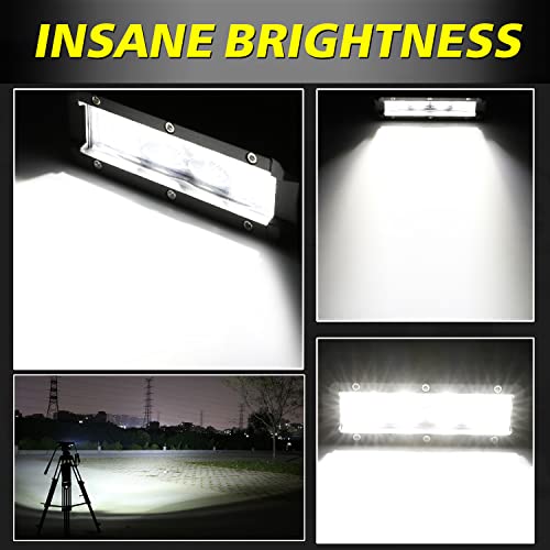 Image of 5 Inch Slim LED Light Bar 36W Combo Small Off Road Driving Lights | Slim LED Light Bar Waterproof Work Backup Head Lights for Dirt Bike Truck UTV ATV Motorcycle