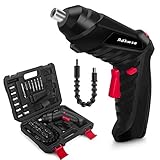 einhell bavaria akkuschrauber 18v 【LED-Beleuchtung】Kleiner akkuschrauber Angetrieben von 3, 6 Volt, 1,3 Ah Lithium-Ionen-Akku;Die Beleuchtung ist ebenfalls gut, man sieht auch in dunklen Ecken was man macht.Sie können es auch als Taschenlampe in Notfällen verwenden