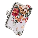 Patrón floral: patrón floral único, que agrega un toque de encanto femenino, billetera para mujer, billetera boho