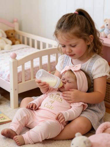 Anano Big Chubby 24 Inch Real Life Silicone Newborn Reborn Baby Dolls Girl That Look Real Life Like Looking Bebe Reborn Babies Realistic Veins for Kids and Collectors