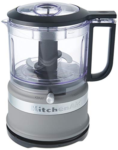 KitchenAid 3.5-Cup Food Chopper, Matte Gray (Renewed)