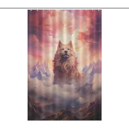 Rideau de douche en polyester de qualité supérieure 122x183 cm