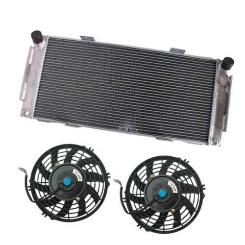 Radiador de aluminio contra sobrecalentamiento de GT40 V8 1964-1969 MT con ventilador