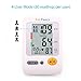 LotFancy Blood Pressure Monitor, Automatic Upper Arm BP Cuff 8.7-14.2” Machine Kit, Accurate Digital BP Gauge, Dual Power Home Heartbeat Meter, 4 User, 120 Readings Memory, Large LCD Display