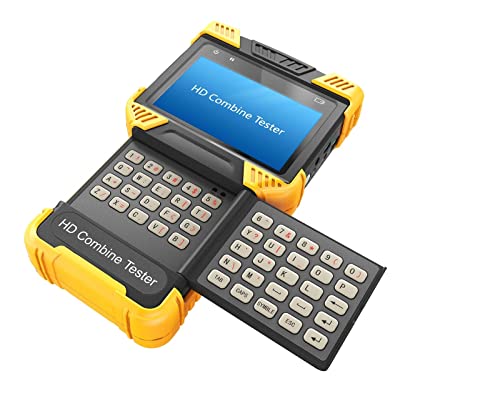 Probador de CCTV analógico e IP T71 con teclado físico y decodificación 4K 4