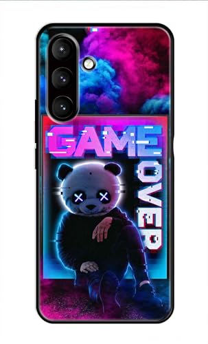 PRINTFIDAA® Metal TPU Printed Back Cover for Samsung Galaxy A15 4G (Game Over) 360 Degree Protection | Camera Protection -25092024(AP) Deal