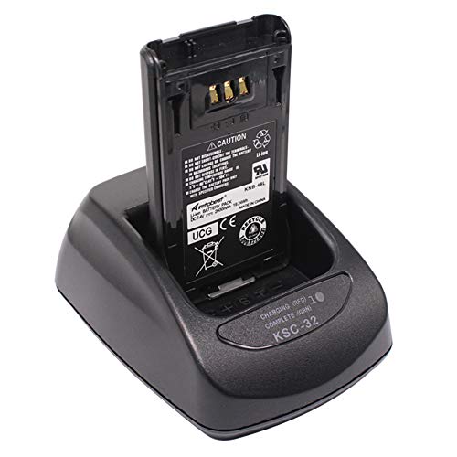 Ksc-32 Charger With Knb-48L 2600Mah Li-Ion Battery Compatible For Kenwood Tk-5220 Tk-5320 Nx-200 Nx-300 Nx-200G Nx-300G Radios #TOP1