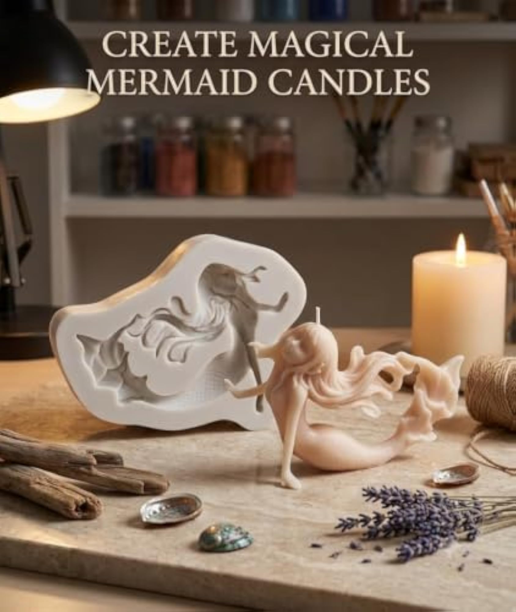 Silicone Mermaid Fondant Mold for Baking & Cake Decoration