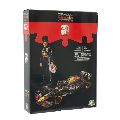 Coche F1 Red Bull Puzzle 3D de espuma EPS con neumáticos de plástico Famosa