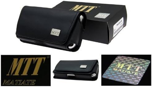 Original MTT Horizontal Leather Phone Case with Belt Clip and Safety Loop for Caterpillar Cat B100 *