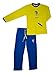 Cádiz CF Pijcad Pijama Larga, Bebé-Niños, Multicolor (Amarillo/Azul), S