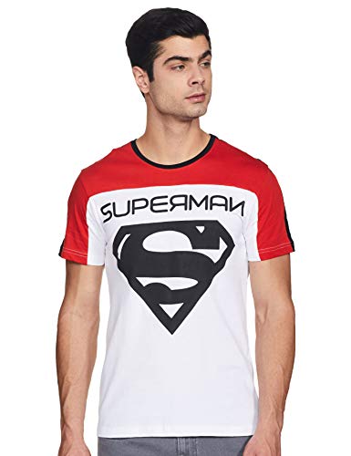 Image of Max Men's Printed Slim Fit Crew Neck T-Shirt