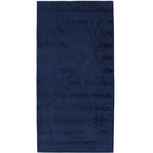 Cawö Home Noblesse2 Uni 1002 - Toalla de mano (50 x 100 cm), color azul marino Cover