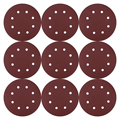 Utoolmart ディスクペーパー サンダー サンディングディスク サンドペーパー ダブルアクション マジック ペーパー 研磨 やすり 電動サンダー用 サンディングパット 木工用 ランダムアクションサンダー用 サンディング 研磨 サンダー用紙やすり丸型 #400 8穴 工木工生地研磨用 7インチ 外径 180mm 10枚