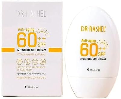 DR.RASHEL Dr Rashel Anti Aging 60++ SPF Moisture Sun Cream, Size 60g, 2.12 Oz (Pack Of 1)