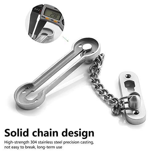 Garde-chaîne de sécurité et verrou de porte en acier pour maison