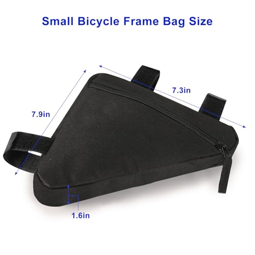 Bike Frame Bag, Premium Bike Pouch for Mountain Road Bike,
