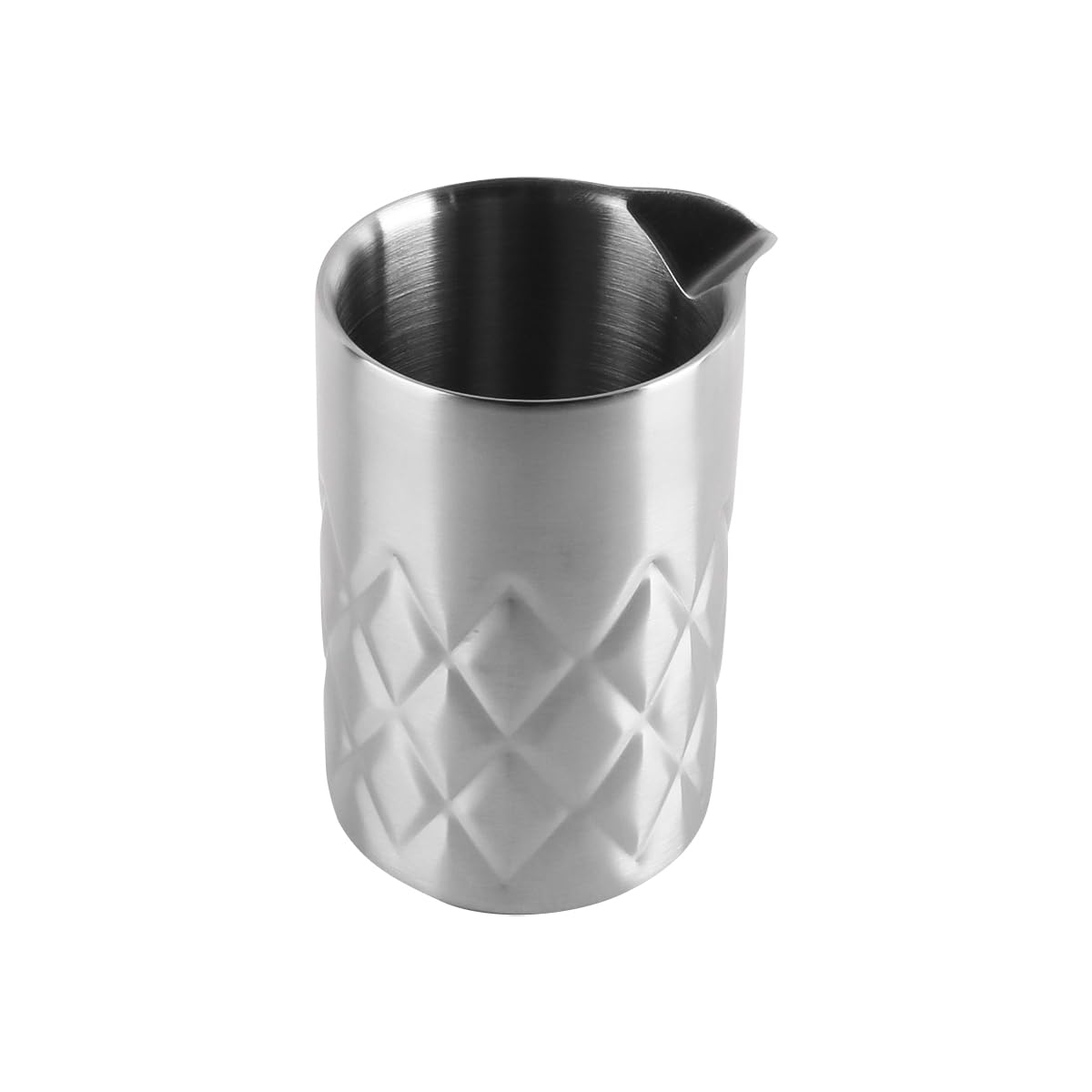 Bicchiere per mescolare Cocktail da 540 ml, in Acciaio Inox 304, per mescolare Martini, Shaker in Vetro Senza Cuciture con Fondo appesantito, Bicchiere per mescolare per baristi