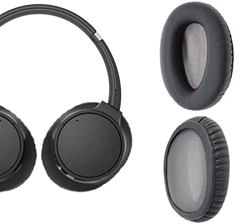 1 Pair Earpads Compatible with Sony WH-CH700N MDR-ZX770BN ZX780DC Headphones Replacement Ear Cushions Heaset Repair Parts Black