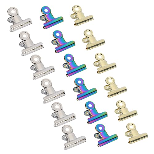 18 Pçs Clipe de Extensão do Prego Fibra Fio Pontas de Metal Papel Braçadeira de Aço Inoxidável Gramp