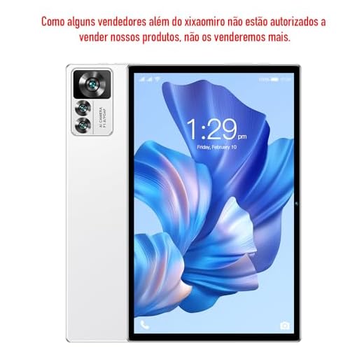 Tablet 12S PRO, 256GB, 8GB RAM, Tela Imersiva de 10.1', Câmera Traseira 32MP, Câmera frontal de 16MP, Wifi, Android 13, 8800mAh Bateria, Dual-SIM (black)