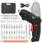 47 in 1 Electric Screwdriver Cordless Rechargeable Set 3.6V Drill 3.5N·m Max Torque Electric Rotatable Drill Screwdriver for Multi-Angle Work