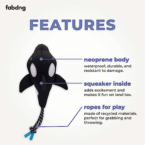 Fabdog T377 Floaties Dog Toys - Squeaky Floating Water Toys thumb #2