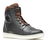 Harley-Davidson Men's Holtman WP Leather Motorcycle Sneaker D96303 (Blk, 12)