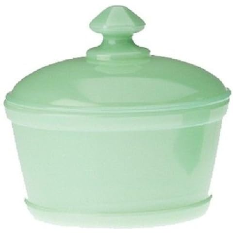 Butterdish / Covered Butter Tub - Jade - American Made - Mosser USA Cover