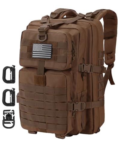 Image of Hannibal Tactical MOLLE Assault Backpack, Tactical Backpack Military Army Camping Rucksack