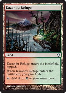 Magic The Gathering - Kazandu Refuge (217) - Zendikar