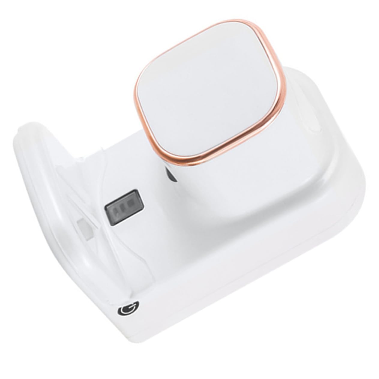 IMIKEYA Distributeur De Dentifrice Mural Électrique Avec Presse-tube Intégré Outil Pratique Pour Presser Le Dentifrice Support Mural Pour Salle De Bain