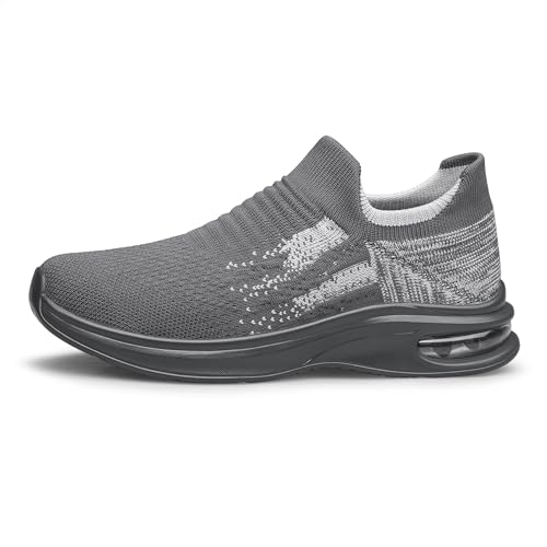 Image of vibdiv Shoes for Men Sock Sneakers Pull-on Casual Lightweight Breathable Comfortable