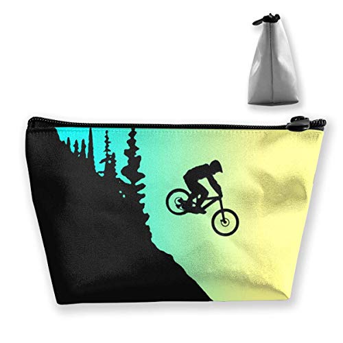 Tragbare Kosmetiktasche Bike MTB Ride Trapez-Aufbewahrungstasche mit Multifunktionsdruck für Frauen