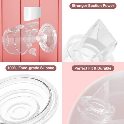 6 Pack de Válvulas y Diafragmas de Silicona para Extractor Momcozy miniatura 4
