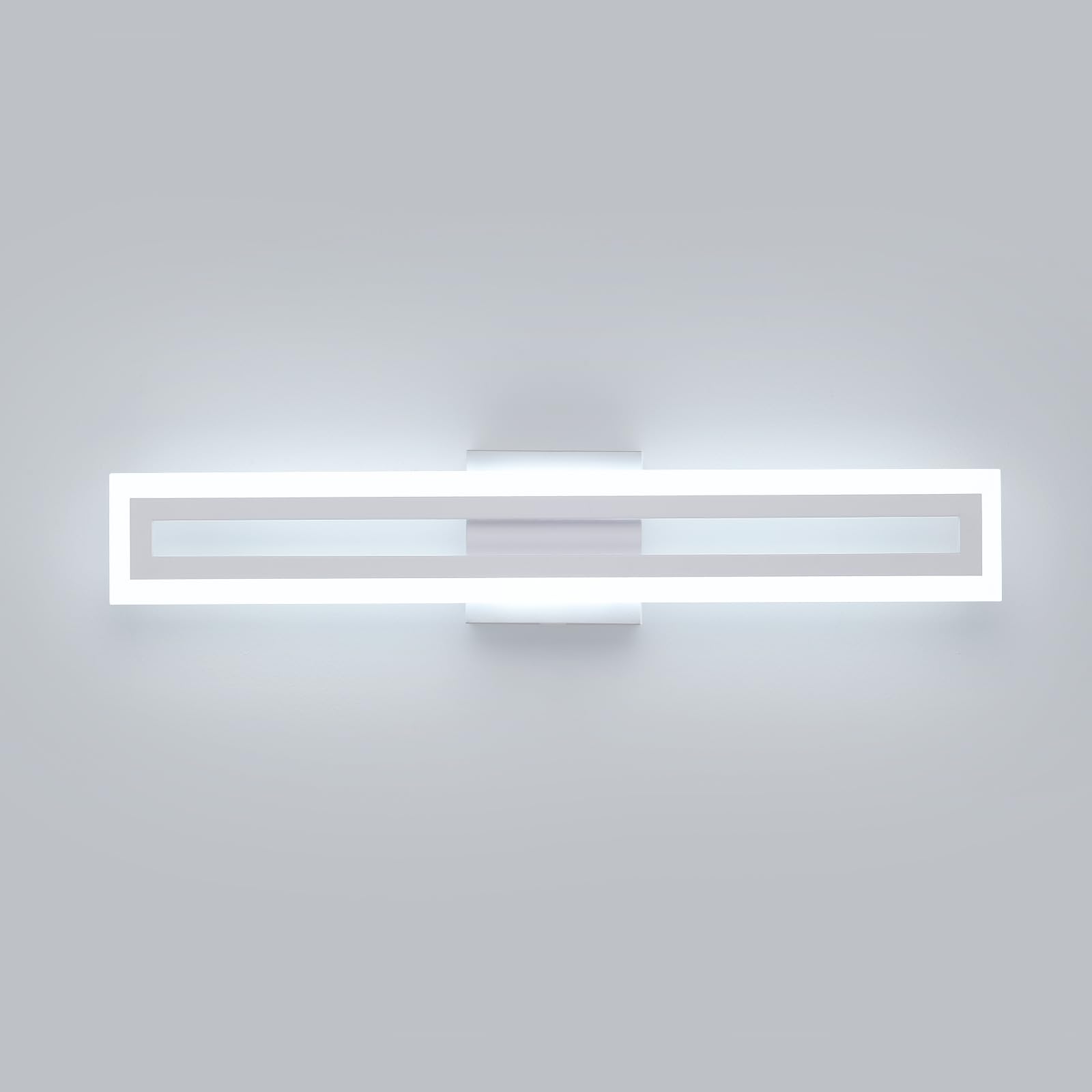 LED Spiegellampe Bad Wandbeleuchtung – 60cm 20W 2000 LM, 6000K Kaltweiß, IP44 Wasserdicht, einfache Montage für Badezimmer, Waschzimmer und Schlafzimmer