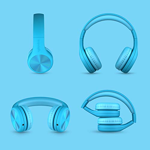 LilGadgets Connect+ Pro Wired Kids Headphones (Blue) with SharePort — view 6