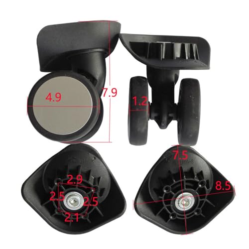 Roues de valise de rechange et accessoires de bricolage pour trolley